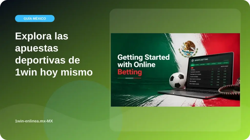 Explora las apuestas deportivas de 1win hoy mismo illustration