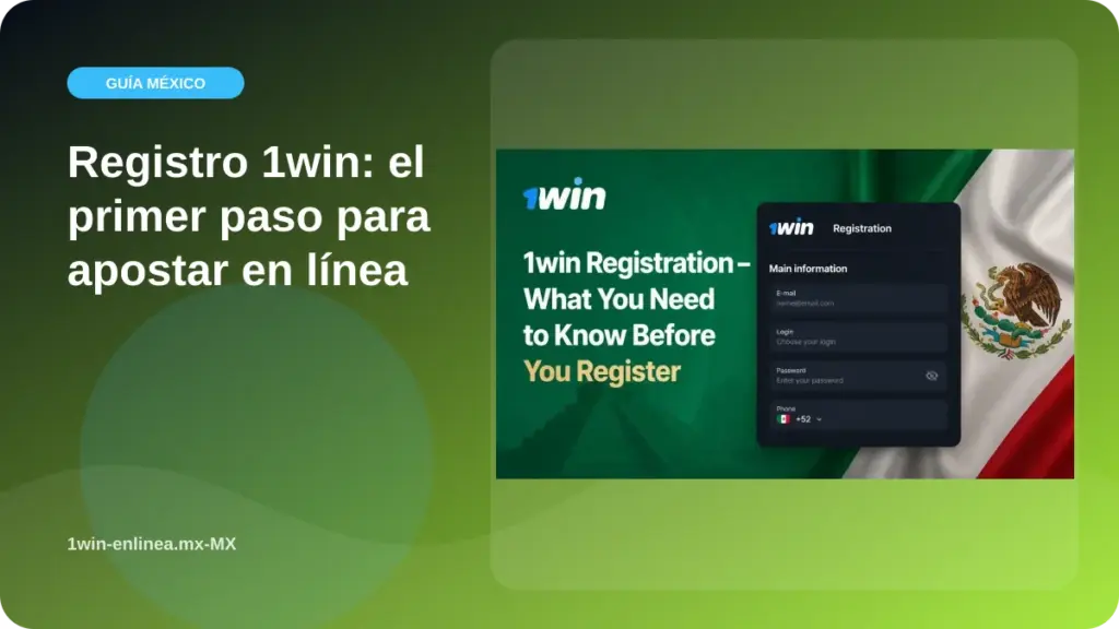 Registro 1win: el primer paso para apostar en línea illustration